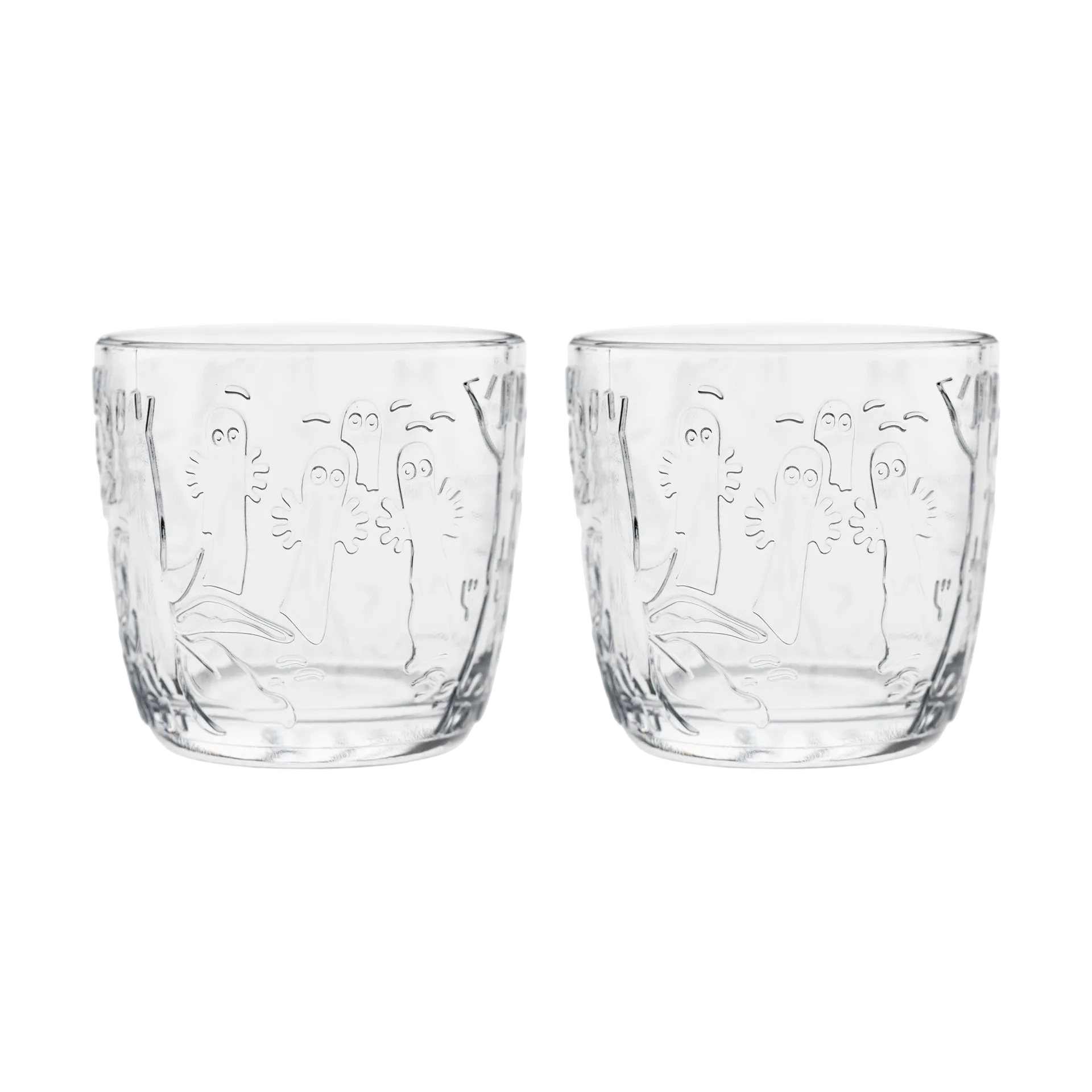 Mumi drikkeglas 28 cl 2-pak, Klar Moomin Arabia