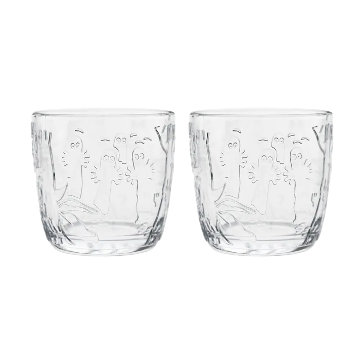 Mumi drikkeglas 28 cl 2-pak - Klar - Moomin Arabia