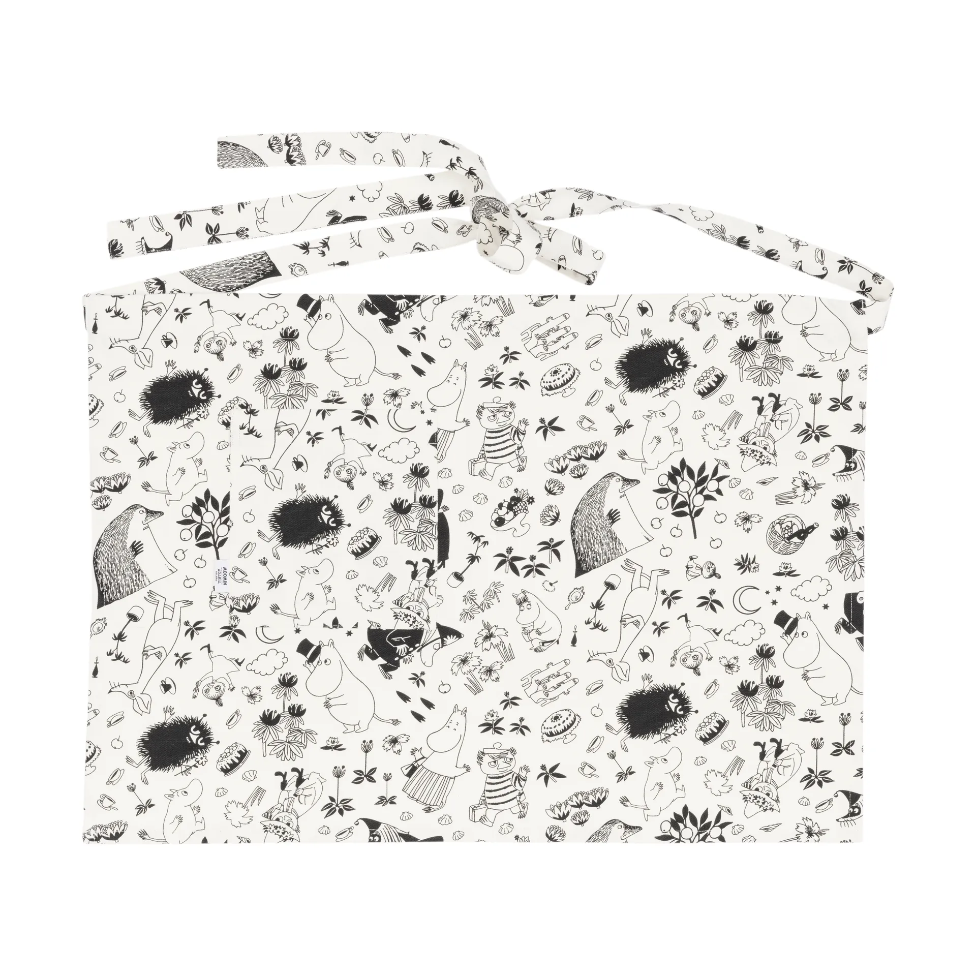 Mumi forklæde 37x47 cm, Off-white Moomin Arabia