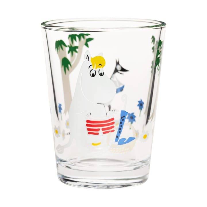 Mumi glas 22 cl - Vi tager på ferie - Moomin Arabia