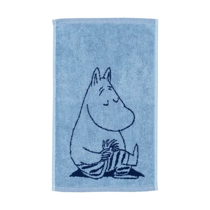 Mumi håndklæde 30x50 cm - Mumitrolden marineblå - Moomin Arabia