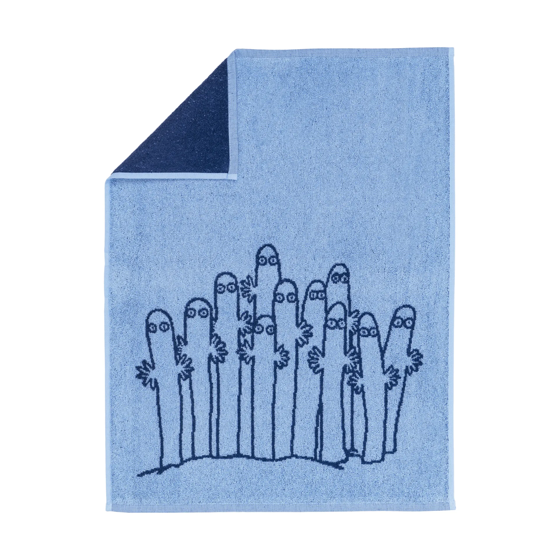 Mumi håndklæde 50x70 cm, Hattifnatterne blå Moomin Arabia