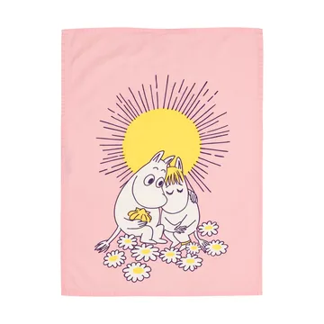 Mumi viskestykke 50x70 cm 2 dele - Forelskede - Moomin Arabia