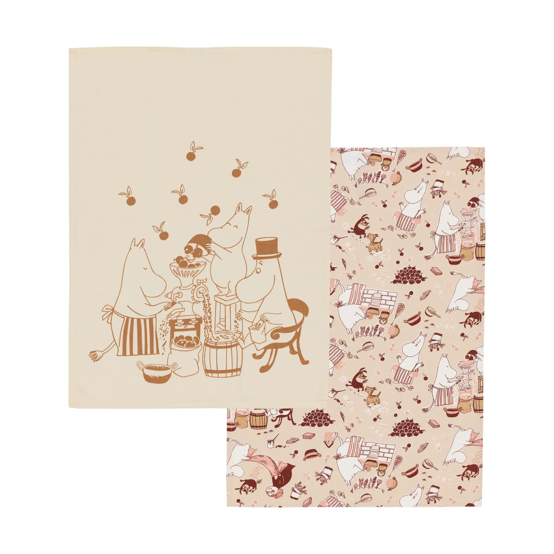 Mumi viskestykke 50x70 cm 2 dele, Hjemmeglæde Moomin Arabia