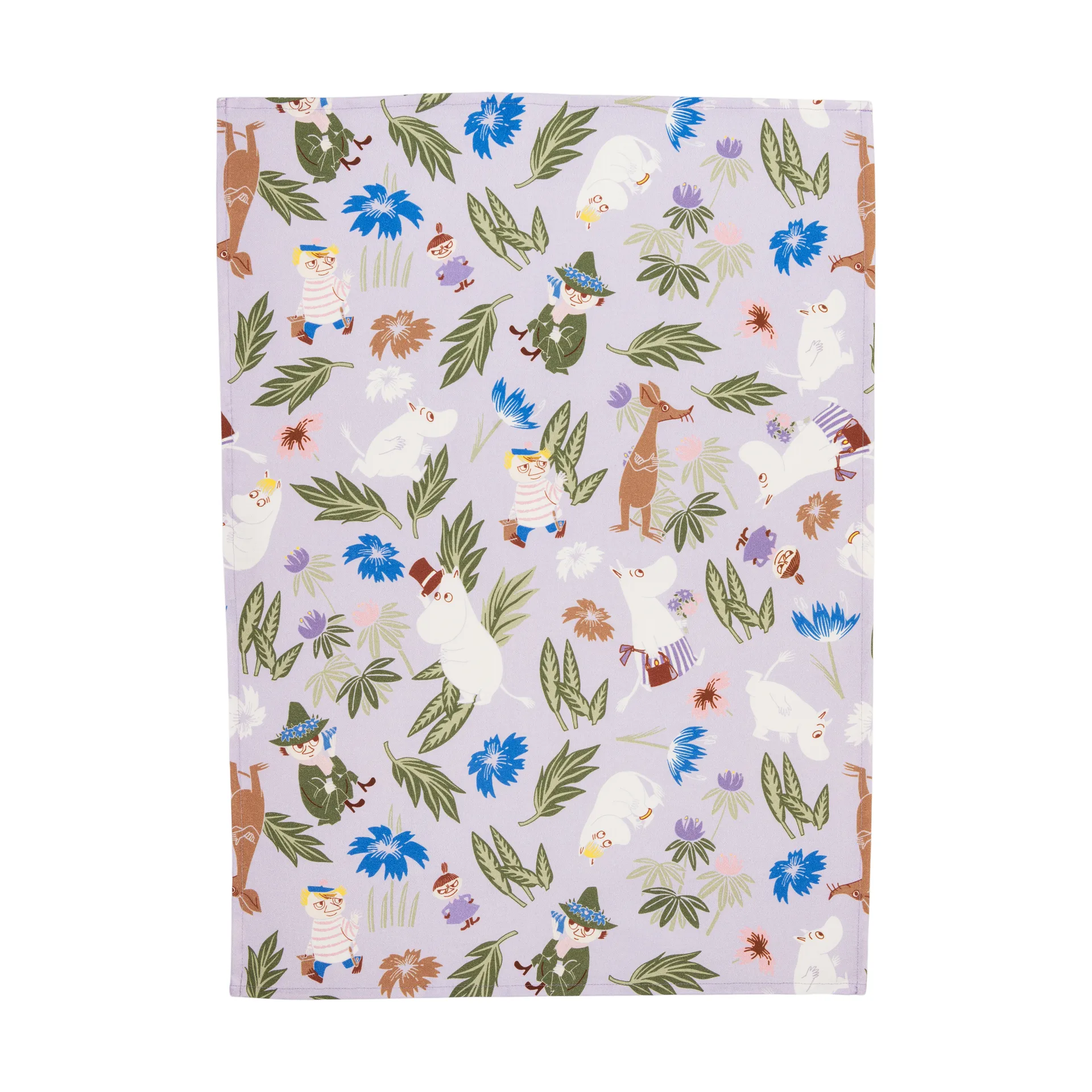 Mumi viskestykke 50x70 cm, Lilla-off-white Moomin Arabia