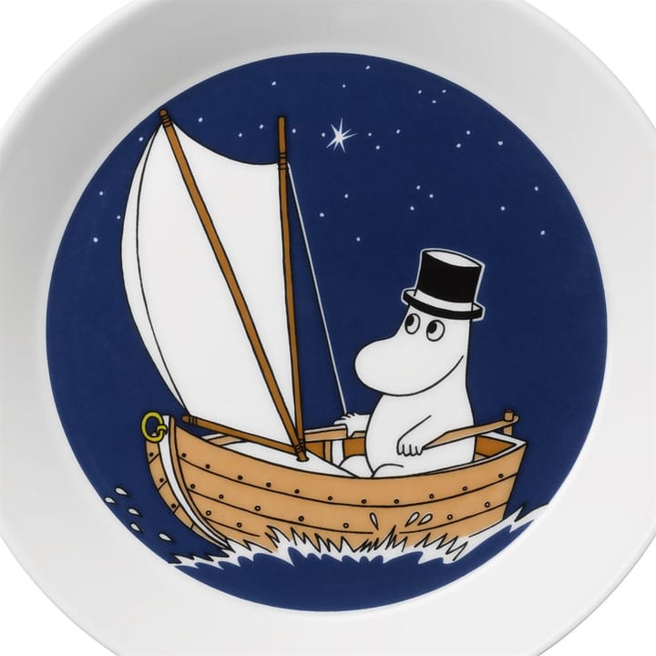 Mumifar tallerken, mørkeblå Moomin Arabia