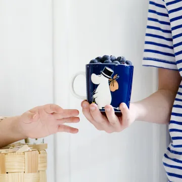 Mumikrus, Mumifar 30 cl - mørkeblå - Moomin Arabia