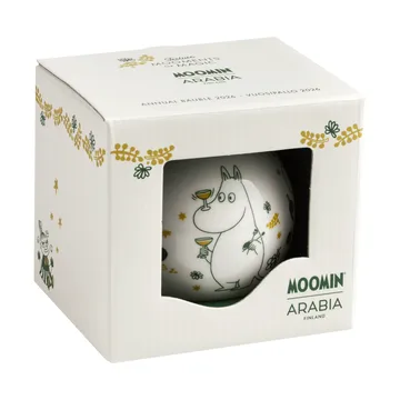 Mumin årskugle Ø8 cm - 2026, Kærlighedsgave - Moomin Arabia