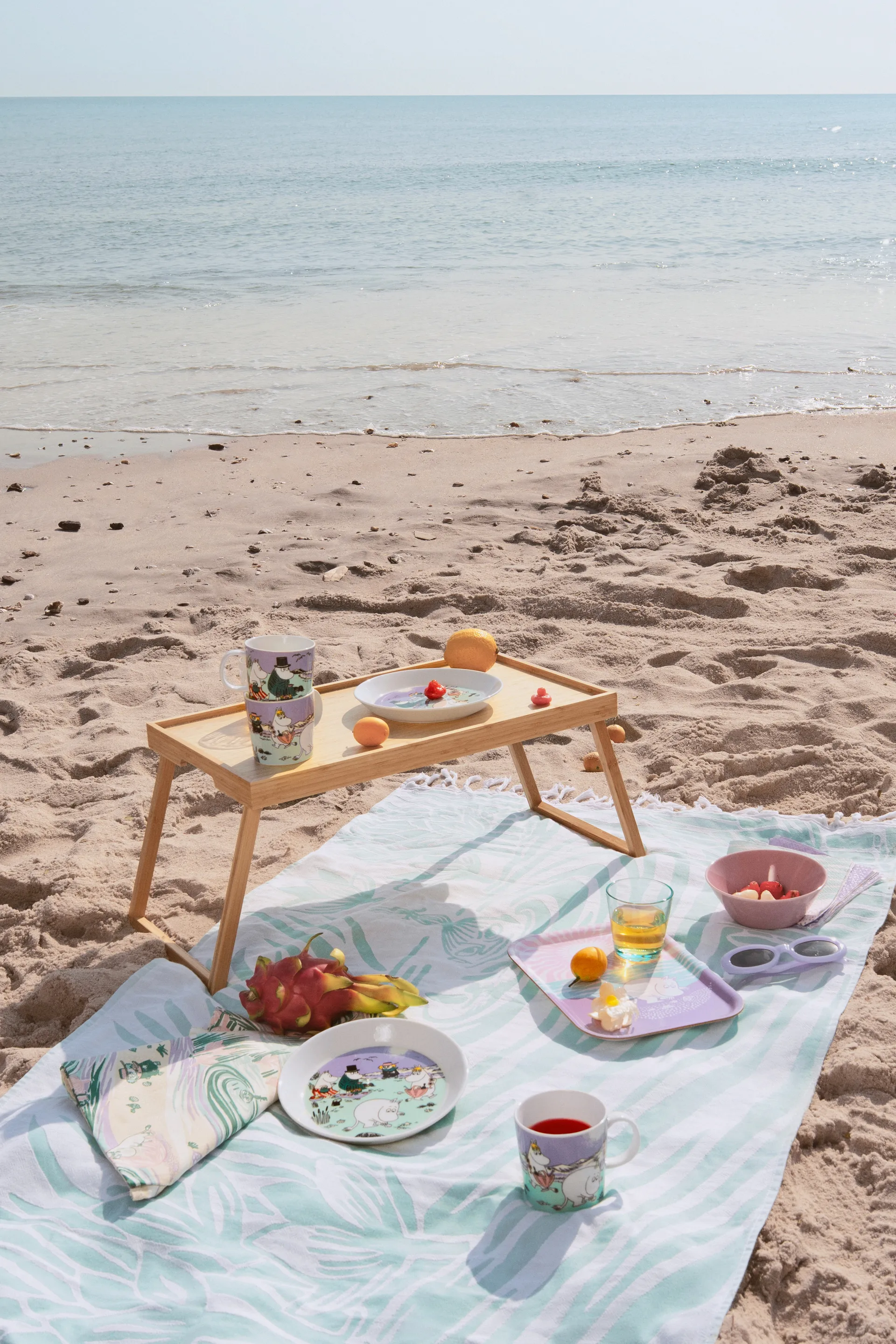 Mumin Hamam håndklæde 80x150 cm, Flerfarvet Moomin Arabia