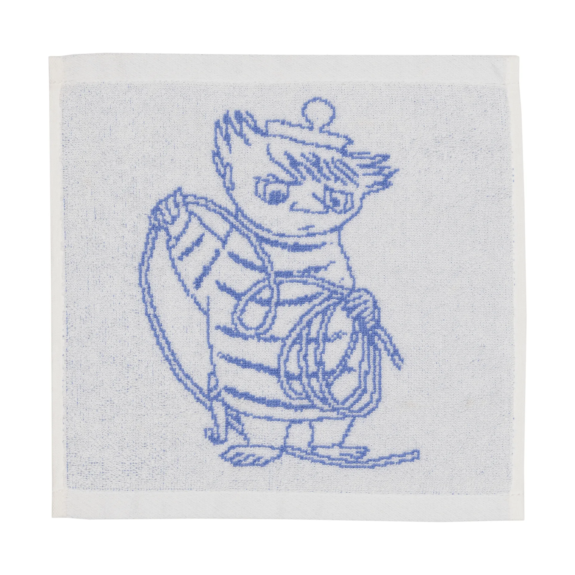 Mumin håndklæde 25x25 cm, Too-ticky, blå Moomin Arabia