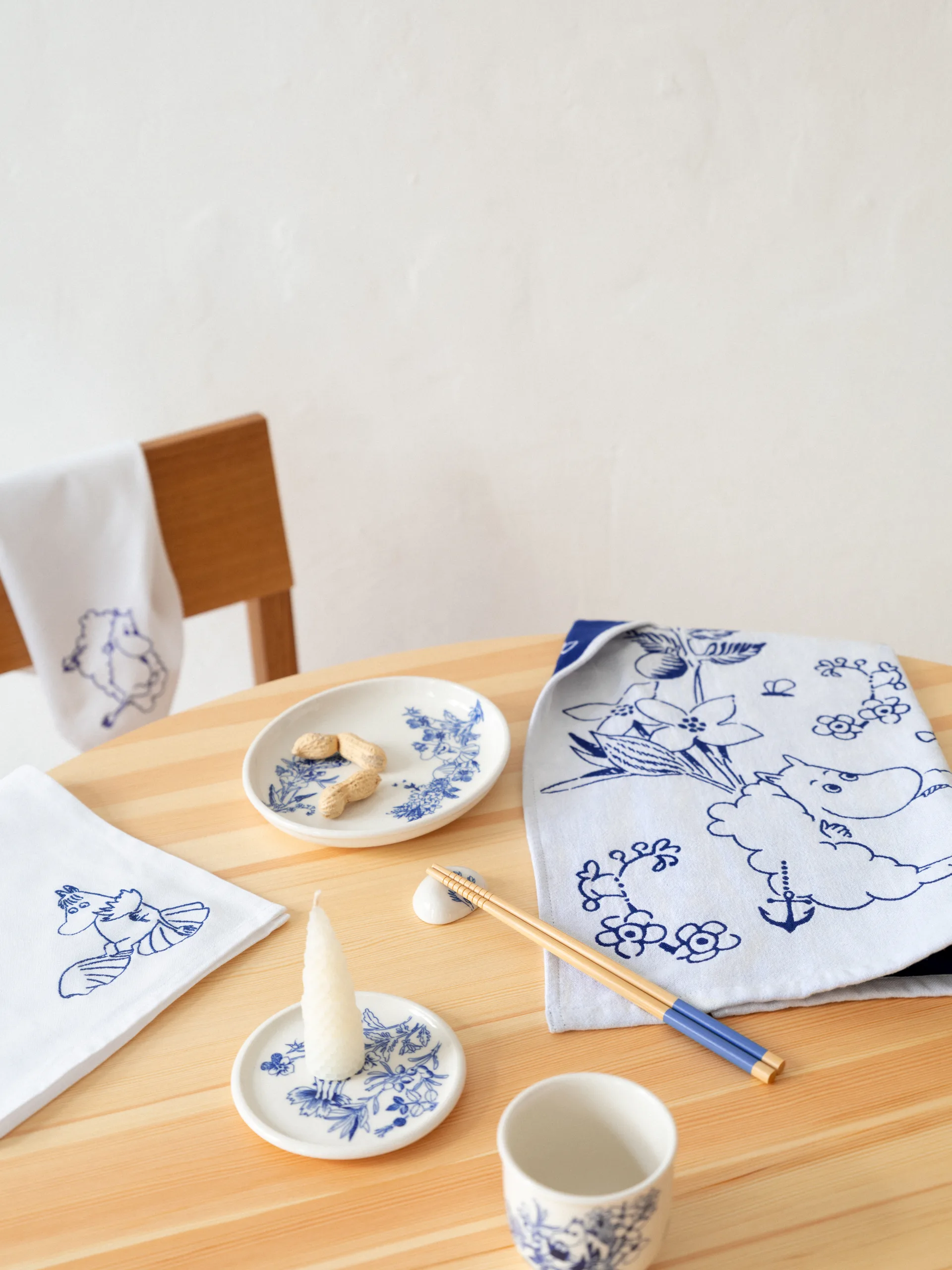 Mumin Haru bomuldsserviet, 45x45 cm Moomin Arabia