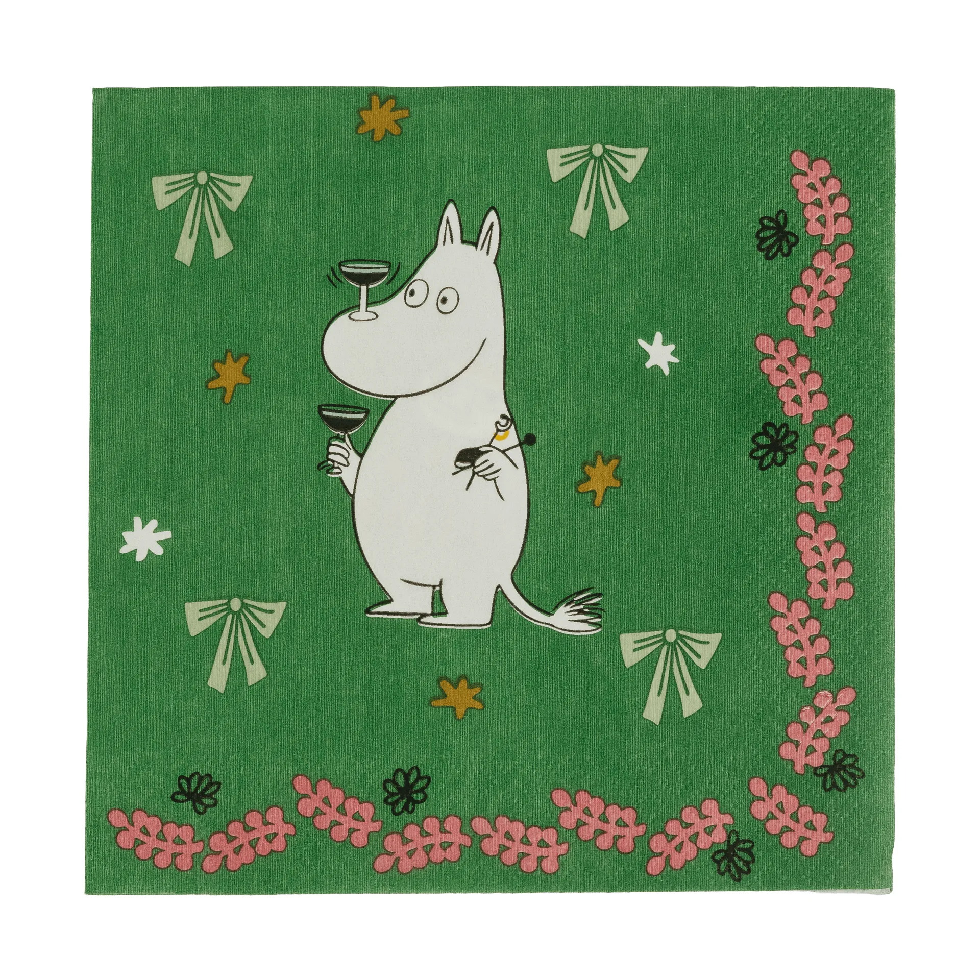 Mumin papirserviet, Kærlighedsgave, 33x33 cm, 20-pak Moomin Arabia