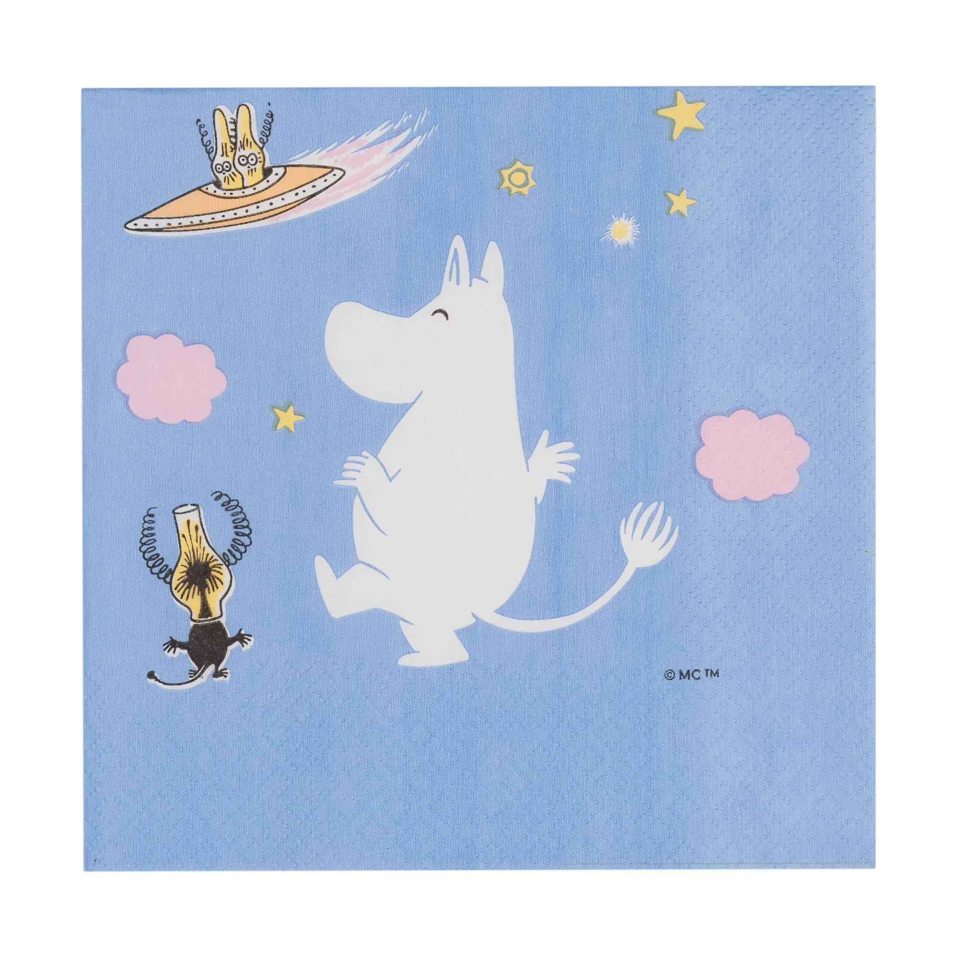 Moomin Arabia Mumin papirserviet Rymdäventyr, 20-pak