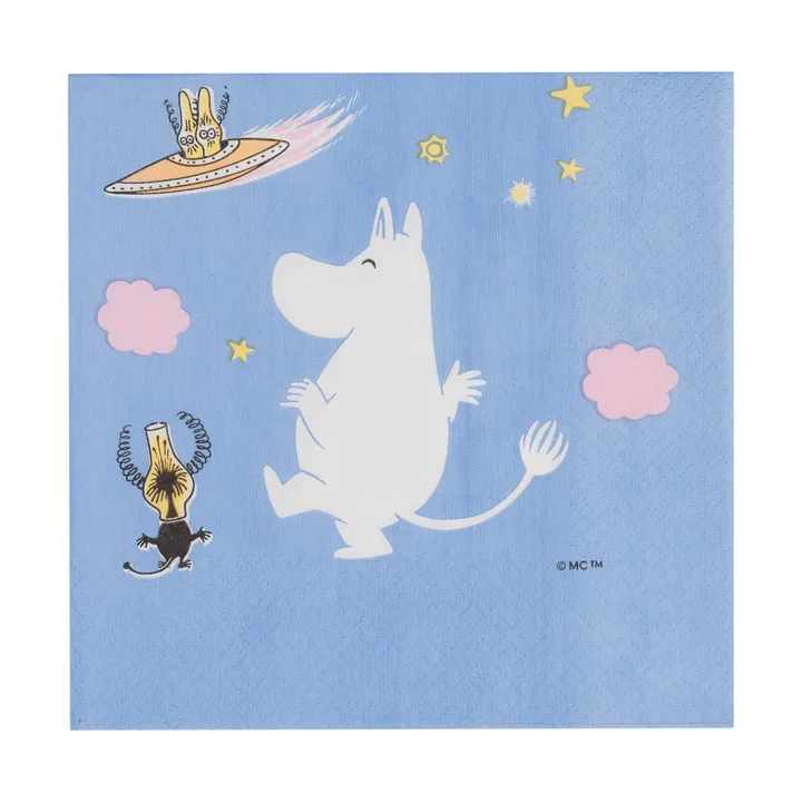 Mumin papirserviet - Rymdäventyr, 20-pak - Moomin Arabia