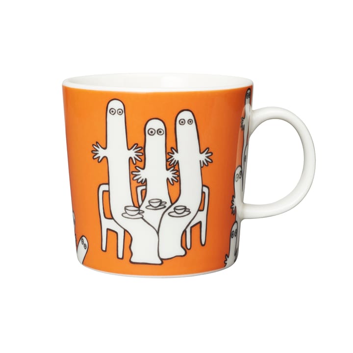Muminkrus Classic 75 år Limited Edition, Hattifnatterne orange Moomin Arabia