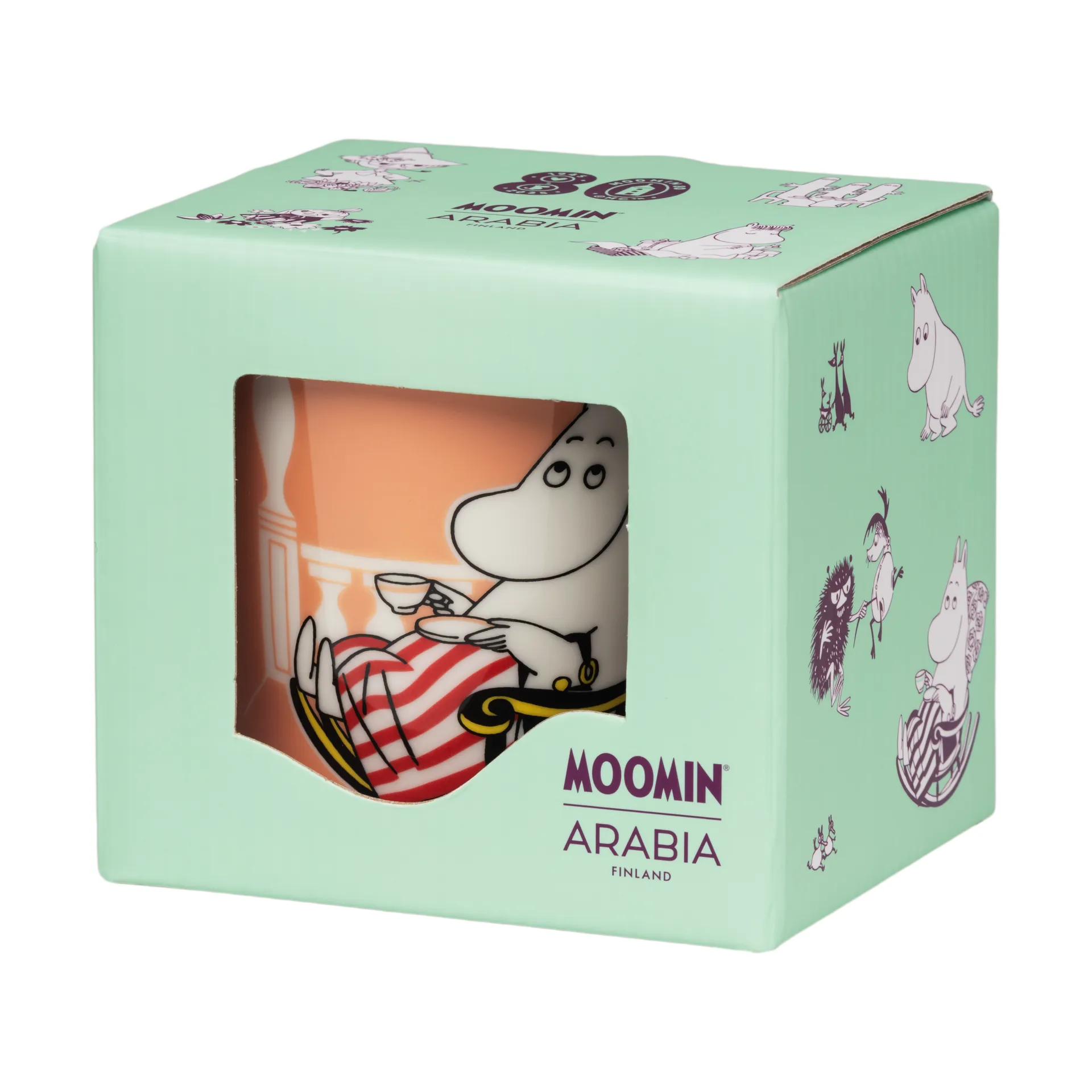 Muminmamma mumimug 80-års jubilæum, 30 cl Moomin Arabia