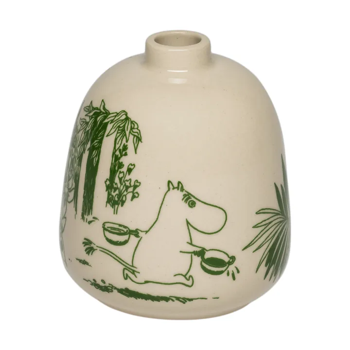 Mystikens skog Mumin vase - Grøn, 8,3 cm - Moomin Arabia