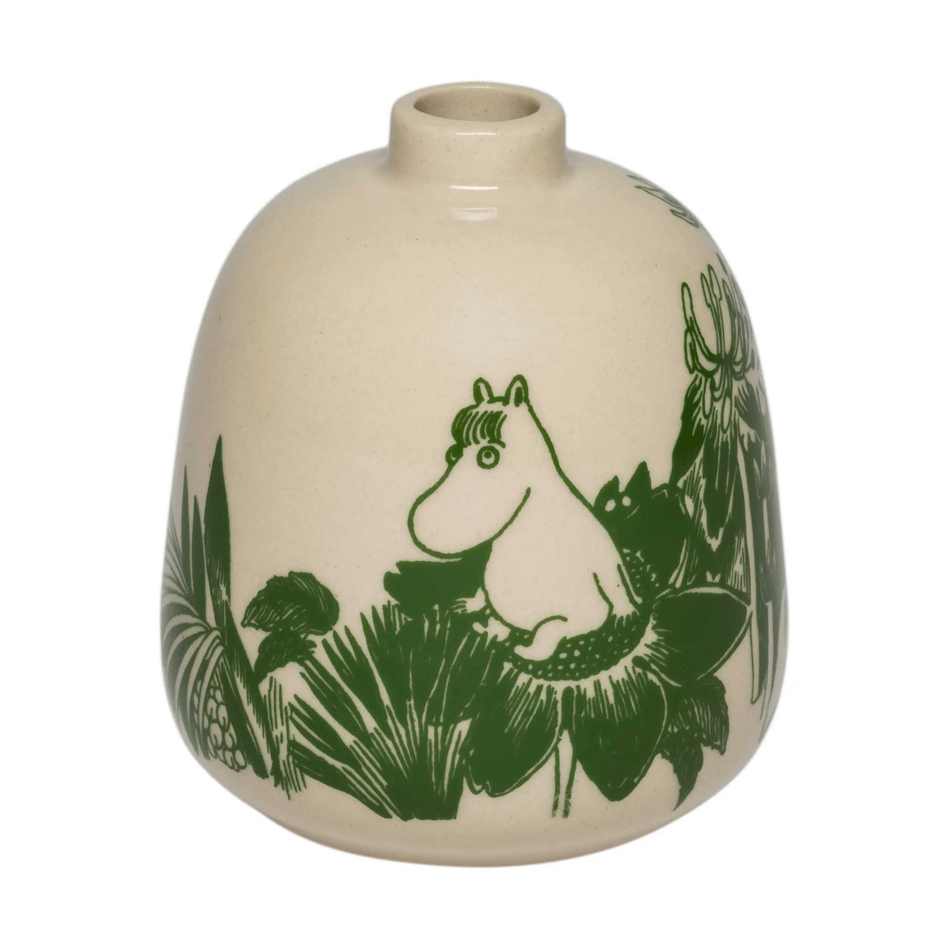 Mystikens skog Mumin vase, Grøn, 8,3 cm Moomin Arabia