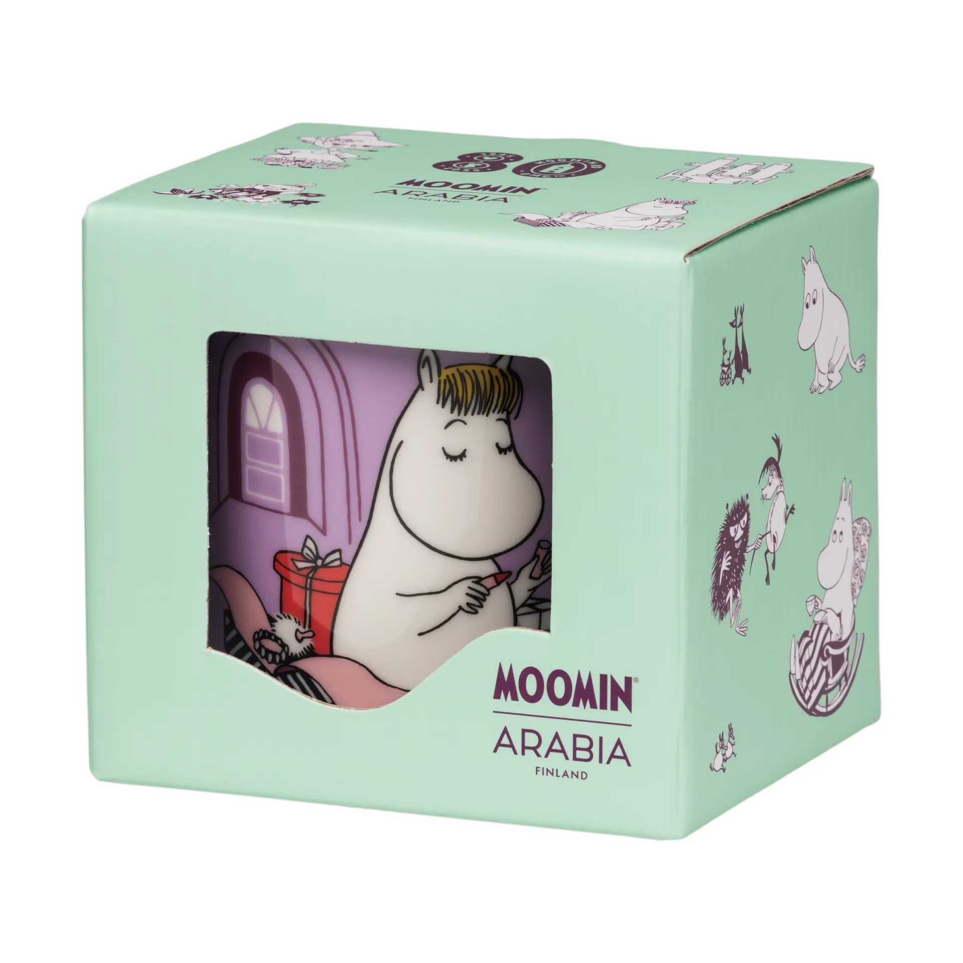 Snorkfrøken mumimug 80-årsjubilæum, 30 cl Moomin Arabia