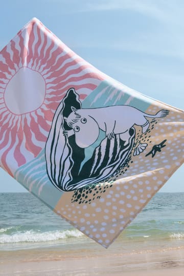 Stranddag Mumi strandhåndklæde - 93x150 cm - Moomin Arabia