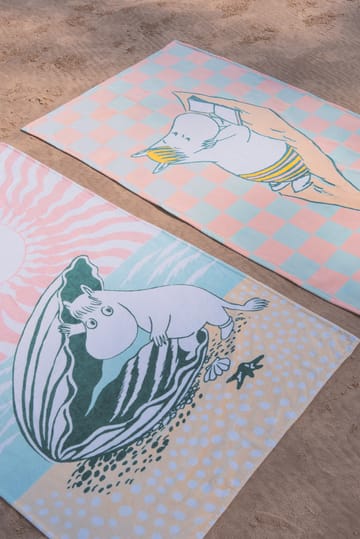 Stranddag Mumi strandhåndklæde - 93x150 cm - Moomin Arabia