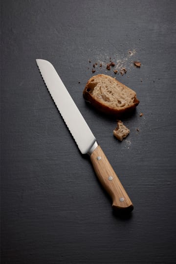 Foresta brødkniv 32,5 cm - Rustfrit stål/Eg - Morsø