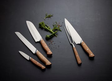 Foresta stegegaffel 28 cm - Rustfrit stål/Eg - Morsø