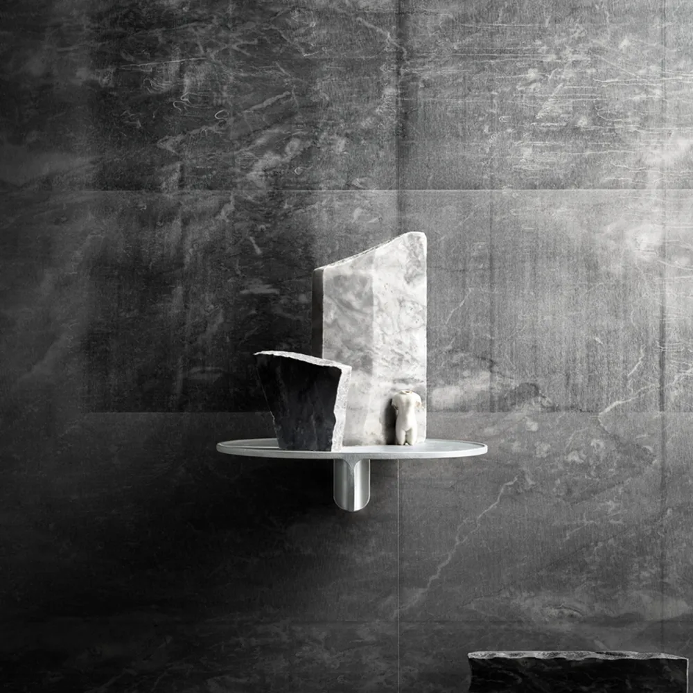 Museum NM&.045 væghylde, aluminium Museum