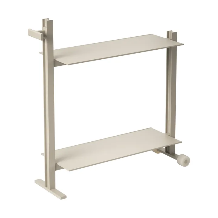 Museum Trolley serveringsvogn - Beige, 74,5x77,5x24 cm - Museum