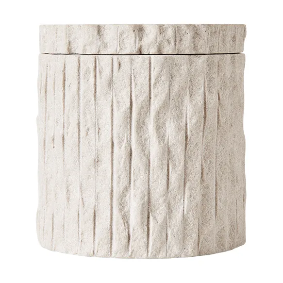 MUUBS Kama krukke med låg Ø9,5 cm Sand