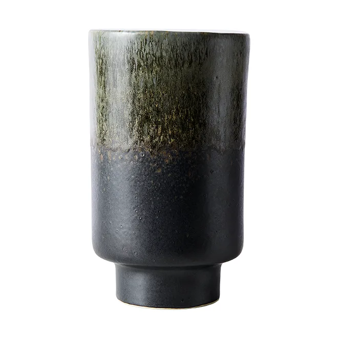 MUUBS Lago vase M Ø13x22 cm Forest green