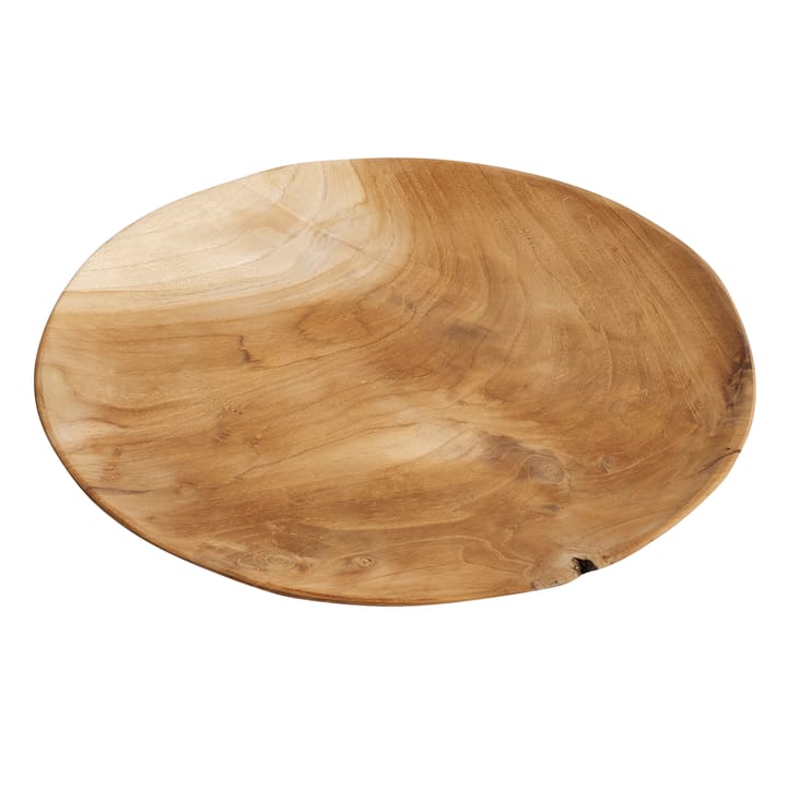 Muubs teak tallerken 37 cm - Natur - MUUBS