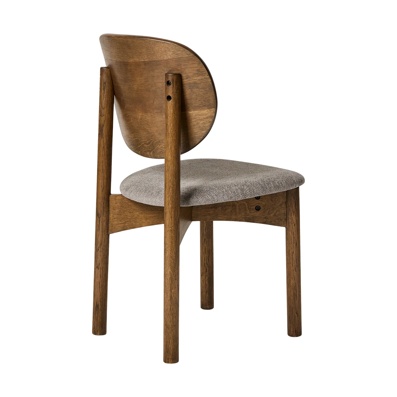 Oka stol, Mørkolieret eg, grey MUUBS