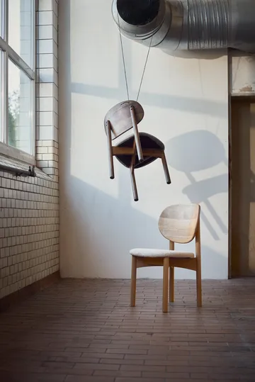 Oka stol - Mørkolieret eg, grey - MUUBS