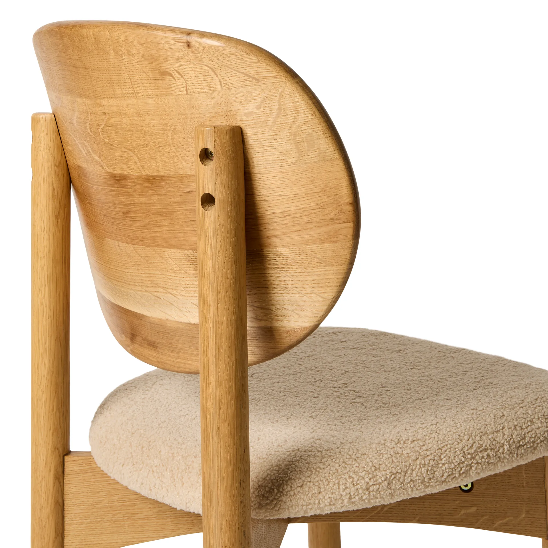 Oka stol, Naturolieret eg, sand MUUBS