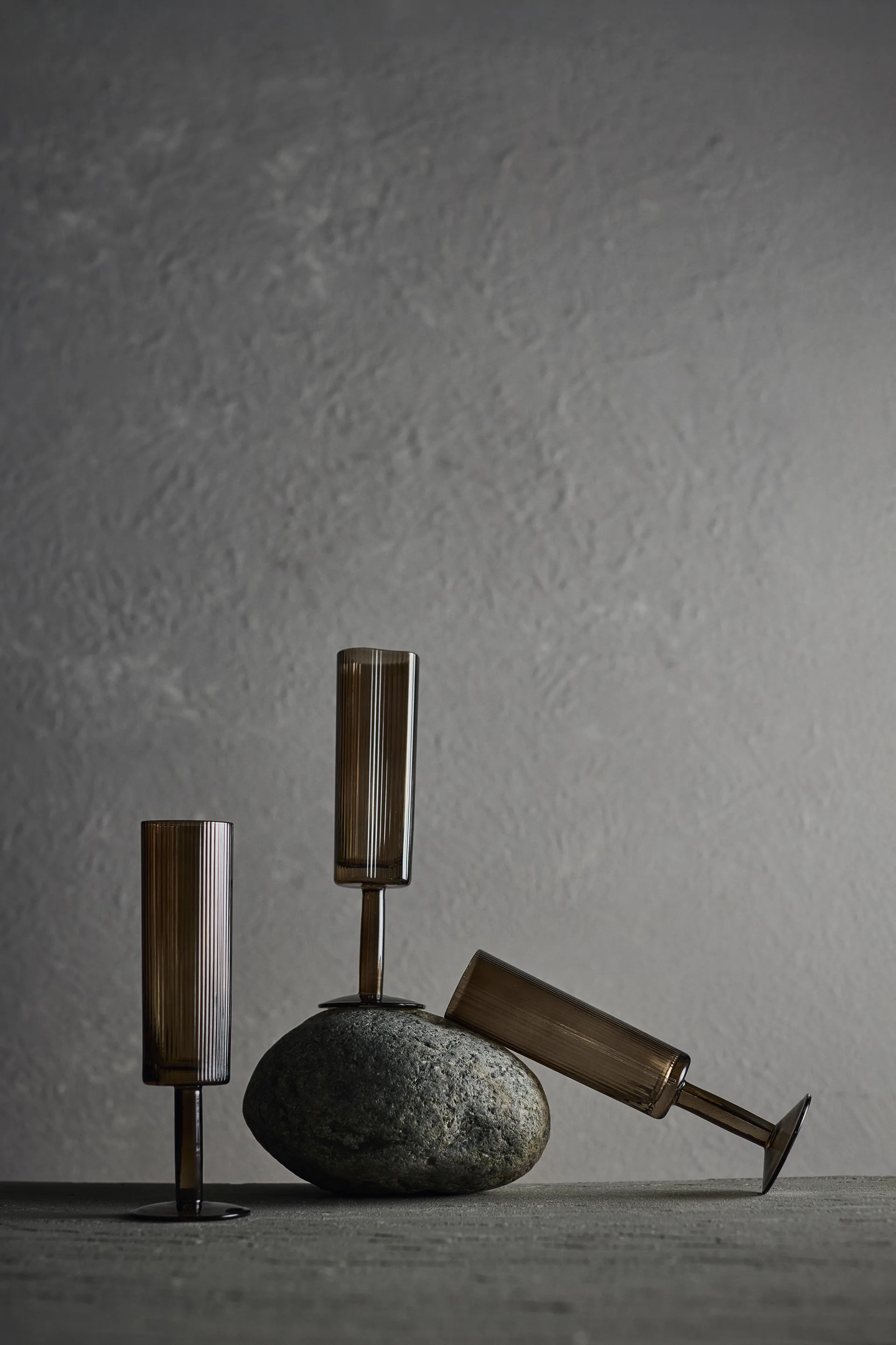 Ripe champagneglas 14,5 cl, Smoked brown MUUBS