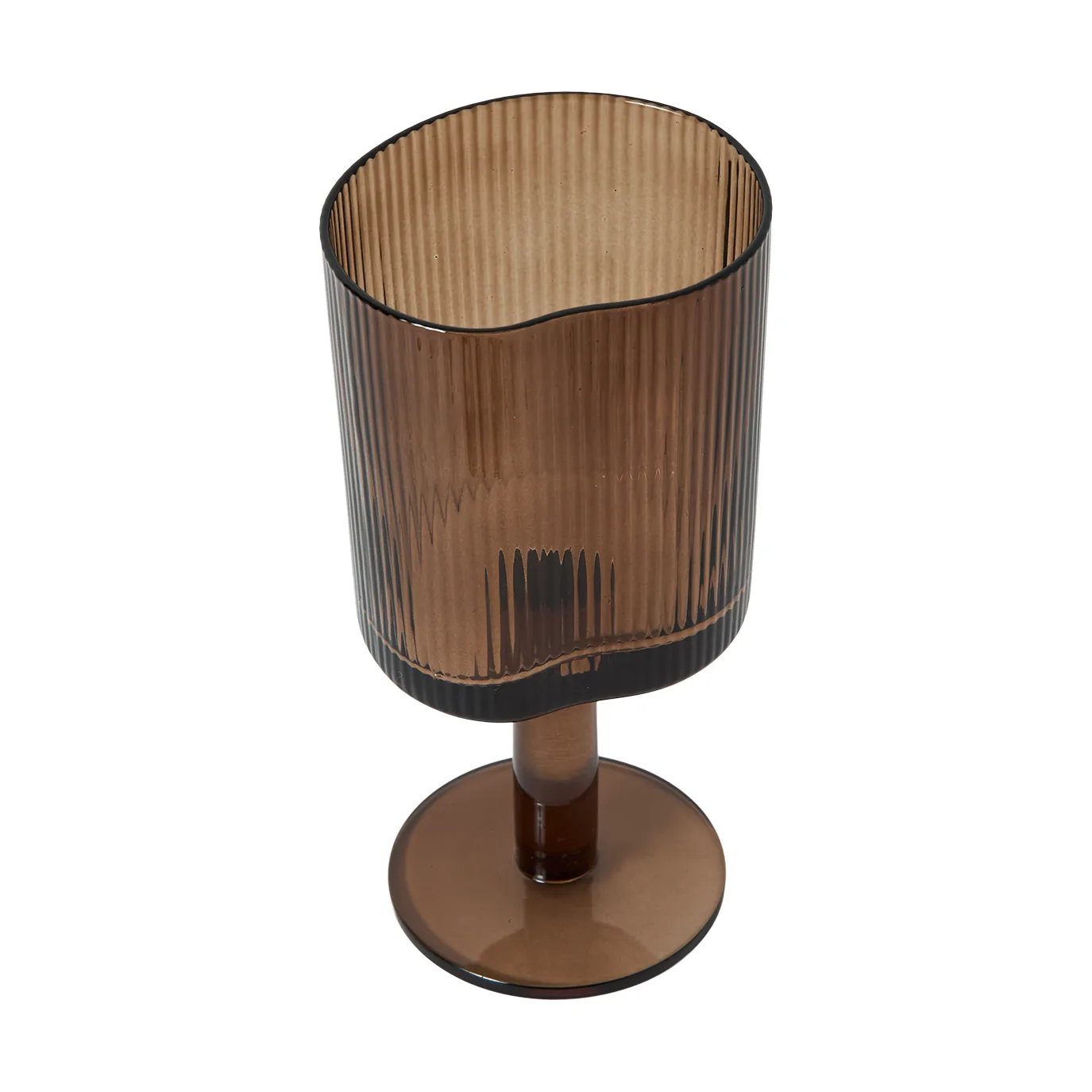 Ripe hvidvinsglas 21 cl, Smoked brown MUUBS