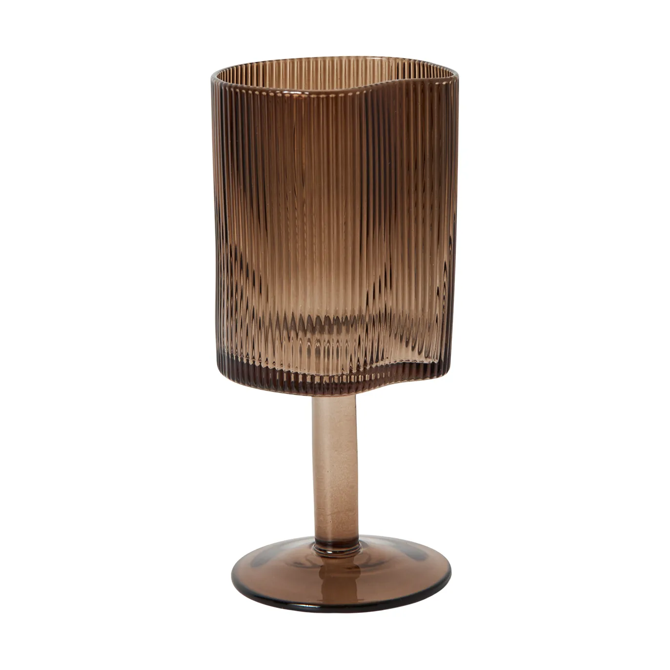 Ripe rødvinsglas 29,5 cl, Smoked brown MUUBS