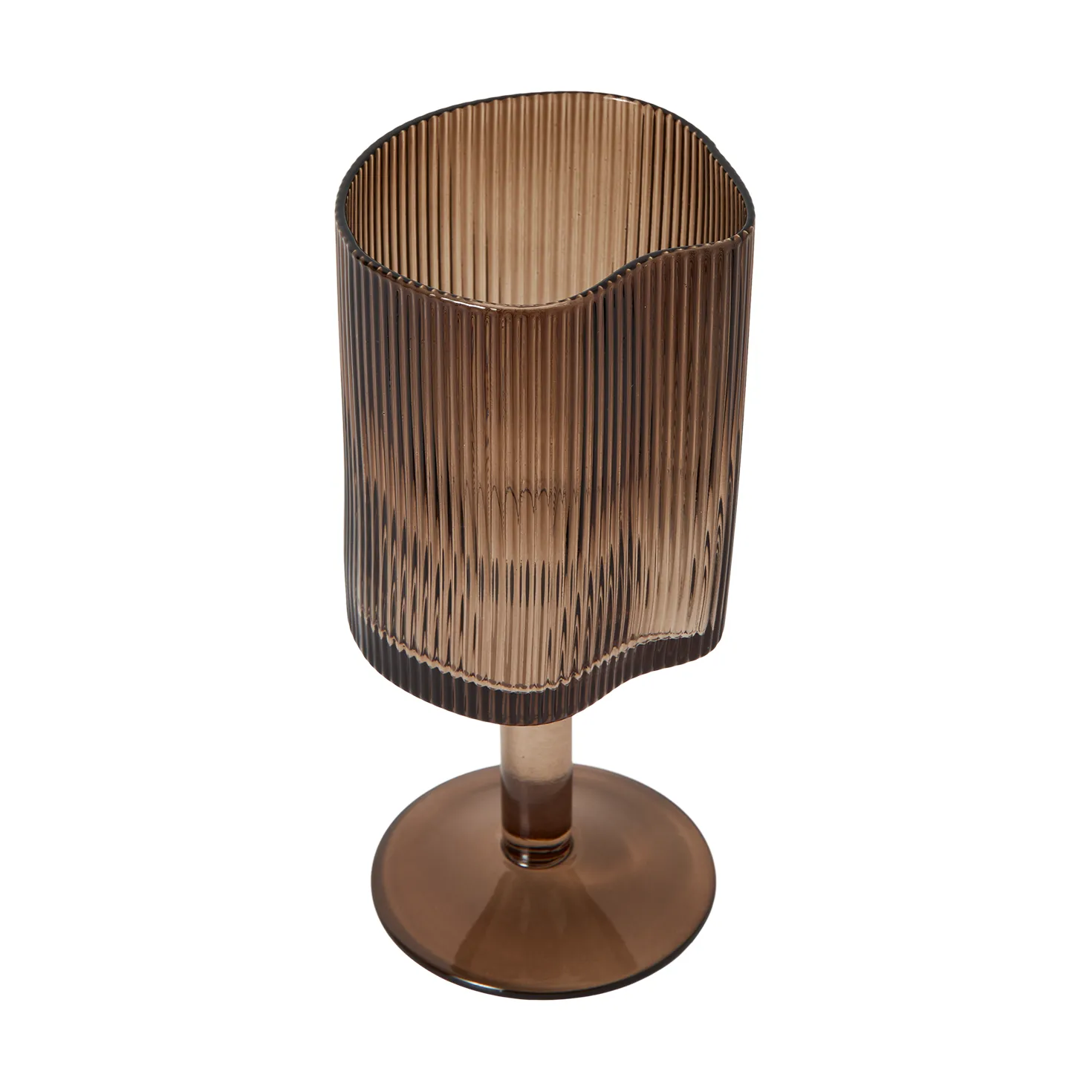 Ripe rødvinsglas 29,5 cl, Smoked brown MUUBS