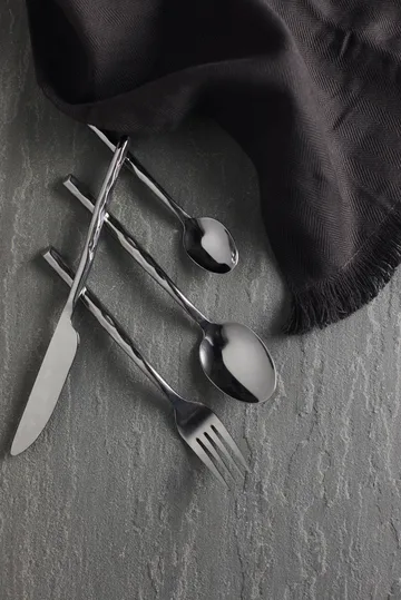 Uta bestik 16 dele - Poleret stål - MUUBS