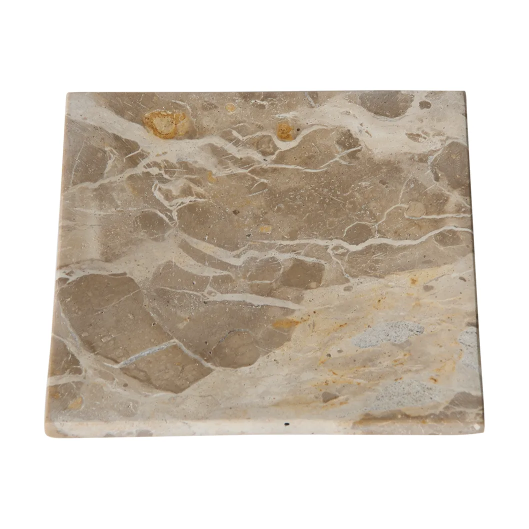 Vita dekorationsbakke, Seashell, 12x12 cm MUUBS