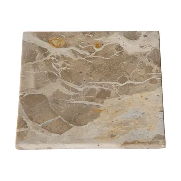 Vita dekorationsbakke - Seashell, 12x12 cm - MUUBS