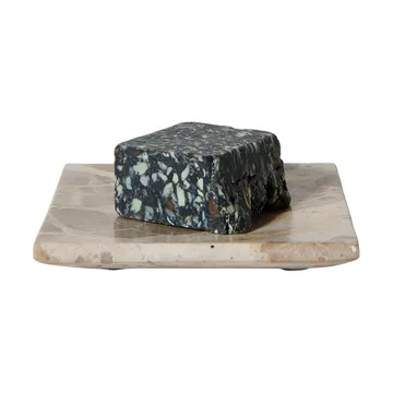 Vita dekorationsbakke - Seashell, 12x12 cm - MUUBS