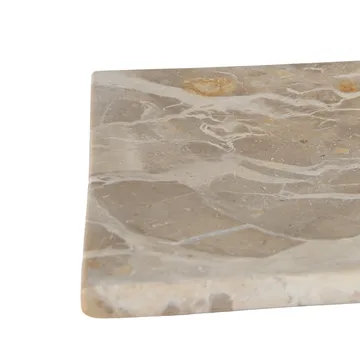 Vita dekorationsbakke - Seashell, 12x12 cm - MUUBS