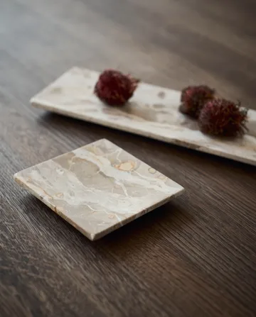 Vita dekorationsbakke - Seashell, 30x12 cm - MUUBS