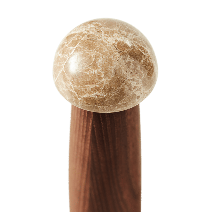 Yami salt- og peberkværn M - Karboniseret asketræ-marmor - MUUBS