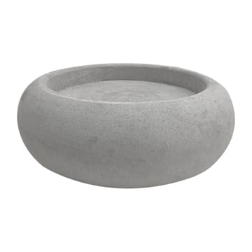 Bagel vase/fyrfadsstage 22 cm - Grå - Muurla