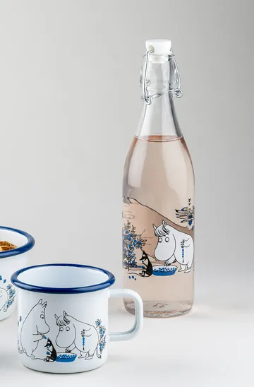 Blueberries glasflaske 0,5 L - Transparent - Muurla