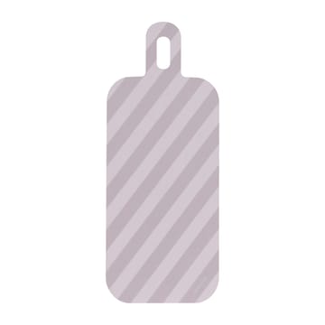 Checks & Stripes bakke 13x33 cm - Amber/Grey - Muurla