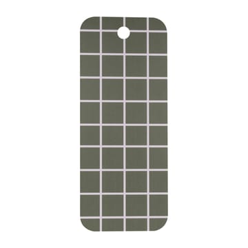 Checks & Stripes bakke 18x44 cm - Green/Beige - Muurla
